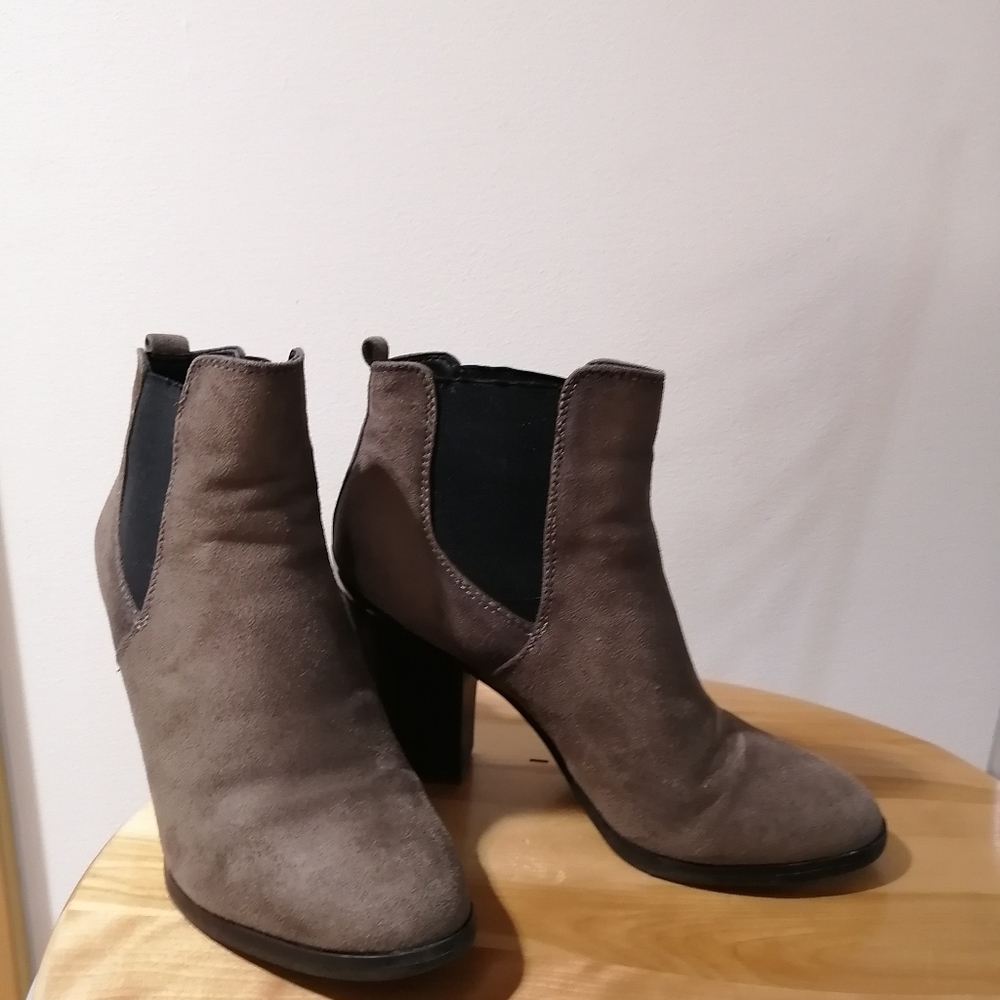 Brown Heeled Boots
